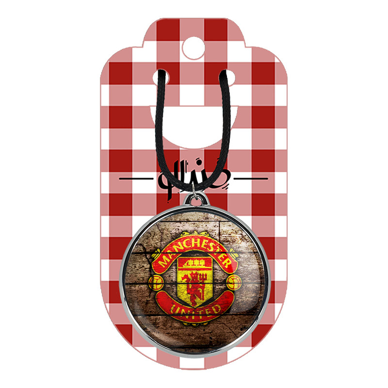 گردنبند خندالو مدل باشگاه منچستر یونایتد Manchester United کد 2648926493