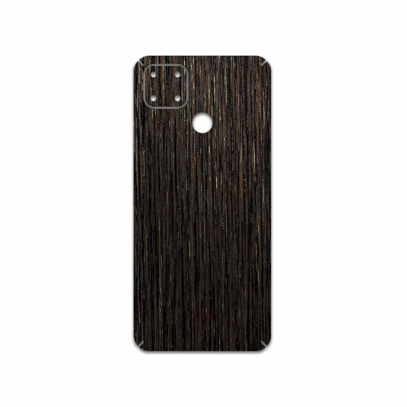برچسب پوششی ماهوت مدل Dark-Gold-Stripes-Wood مناسب برای گوشی موبایل ریلمی C25s