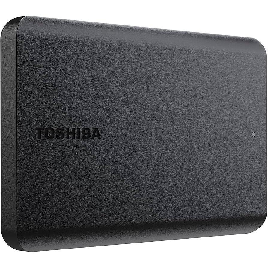 هارد اکسترنال توشیبا مدل Canvio Basics ظرفیت یک ترابایت دارای رابط USB Type-A 3.0