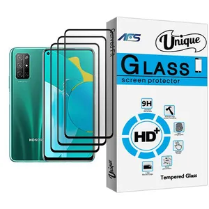AFS Unique Glass MIX003 Screen Protector For  30S Pack Of 3