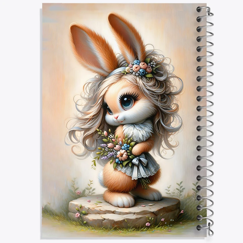 دفتر نقاشی 50 برگ خندالو طرح خرگوش کیوت کد N5142