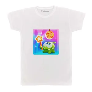 تی شرت بچگانه پرمانه طرح om nom کد pmt.2651