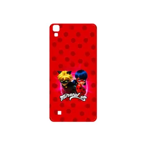 MAHOOT Ladybug and Cat Noir Cover Sticker for LG X Power