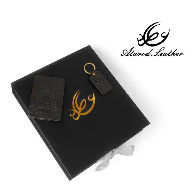 ست هدیه چرم عطارد مدل چرم طبیعی کد A65