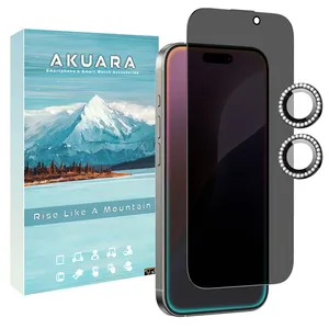 Akuara AKU PVNG Privacy Screen Protector Suitable For Apple iPhone 12 Mobile Phone with Lens Protector