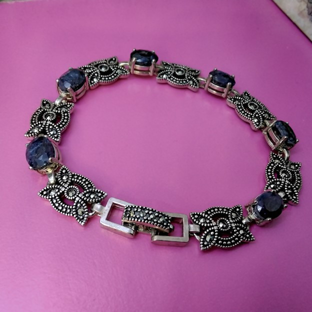 دستبند نقره زنانه مدل کبود glsr-1722