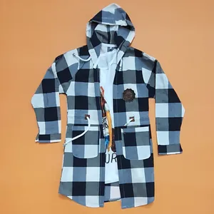 ست مانتو و تاپ دخترانه کد SA101