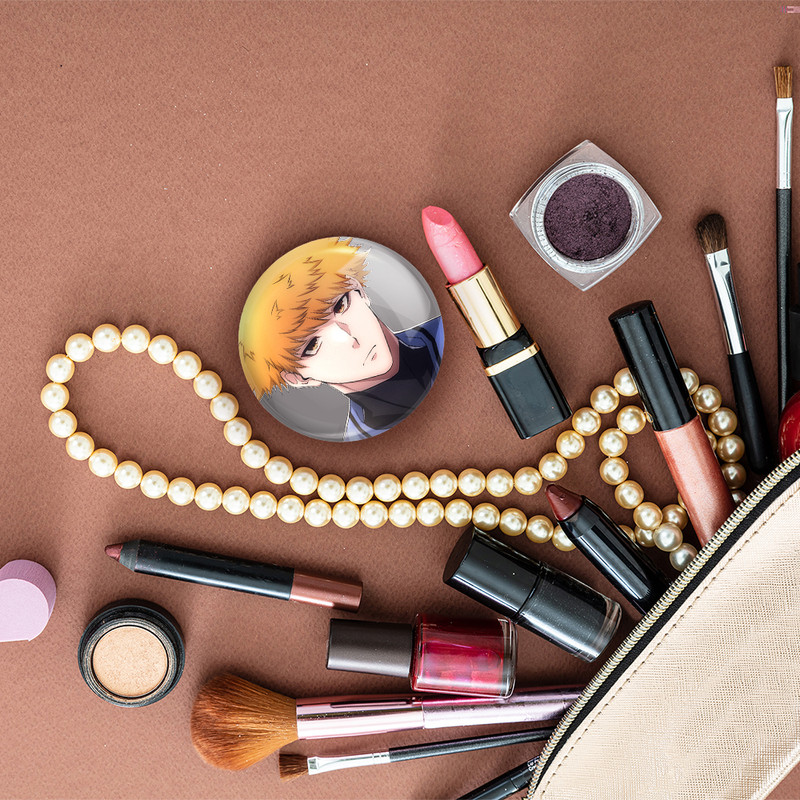 آینه جیبی خندالو مدل رنسوکه انیمه Blue Lock کد 24406