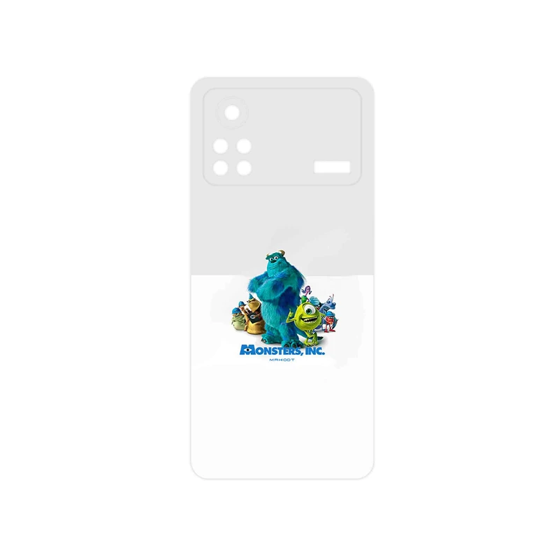 برچسب پوششی ماهوت مدل Monsters Inc مناسب برای گوشی موبایل شیائومی Poco X4 Pro 5G