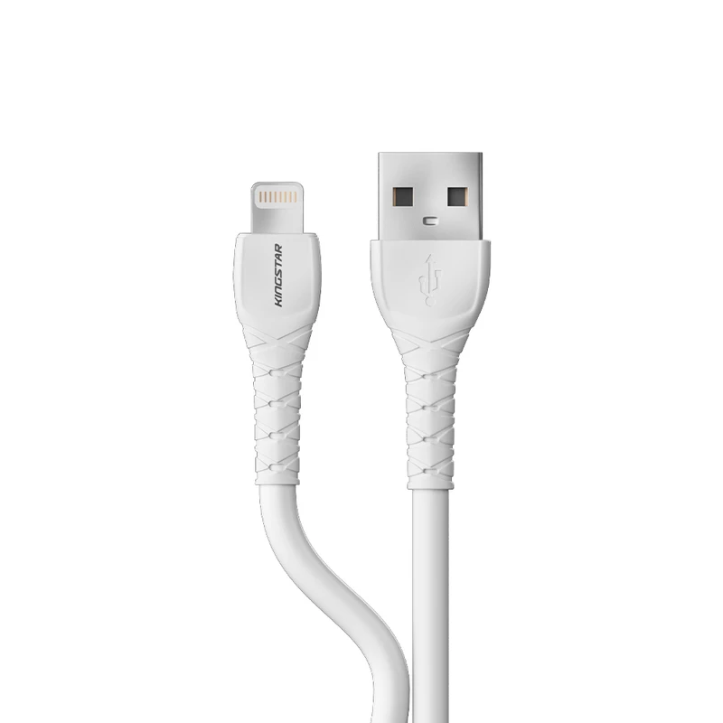 کابل تبدیل USB به لایتنینگ کینگ استار مدل K520i طول 0.25 متر کابل تبدیل USB به لایتنینگ کینگ استار مدل K520i طول 0.25 متر
