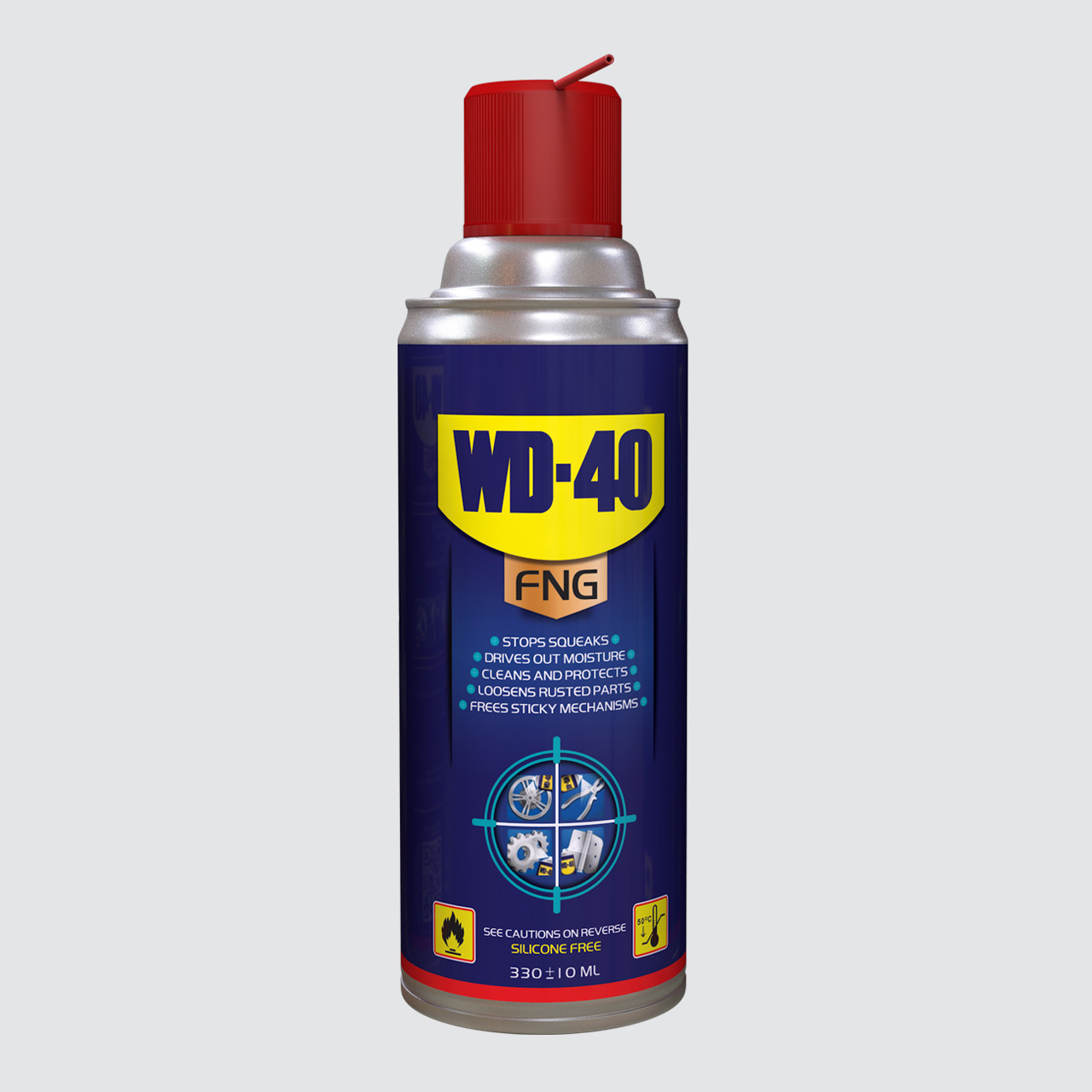 اسپری روان کننده و زنگ بر اف ان جی مدل wd-40 حجم 330 میلی لیتر اسپری روان کننده و زنگ بر اف ان جی مدل wd-40 حجم 330 میلی لیتر