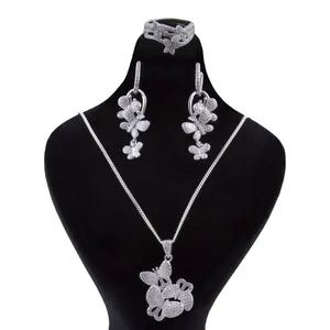   نیم ست نقره زنانه بازرگانی میلادی کد NTR_108 