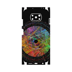 MAHOOT Mathematical Geometric Shape 2-FullSkin Cover Sticker for Xiaomi Poco X3 NFC