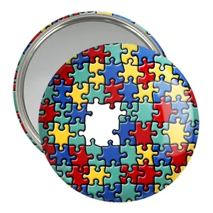 آینه جیبی خندالو مدل اتیسم Autism کد 26719