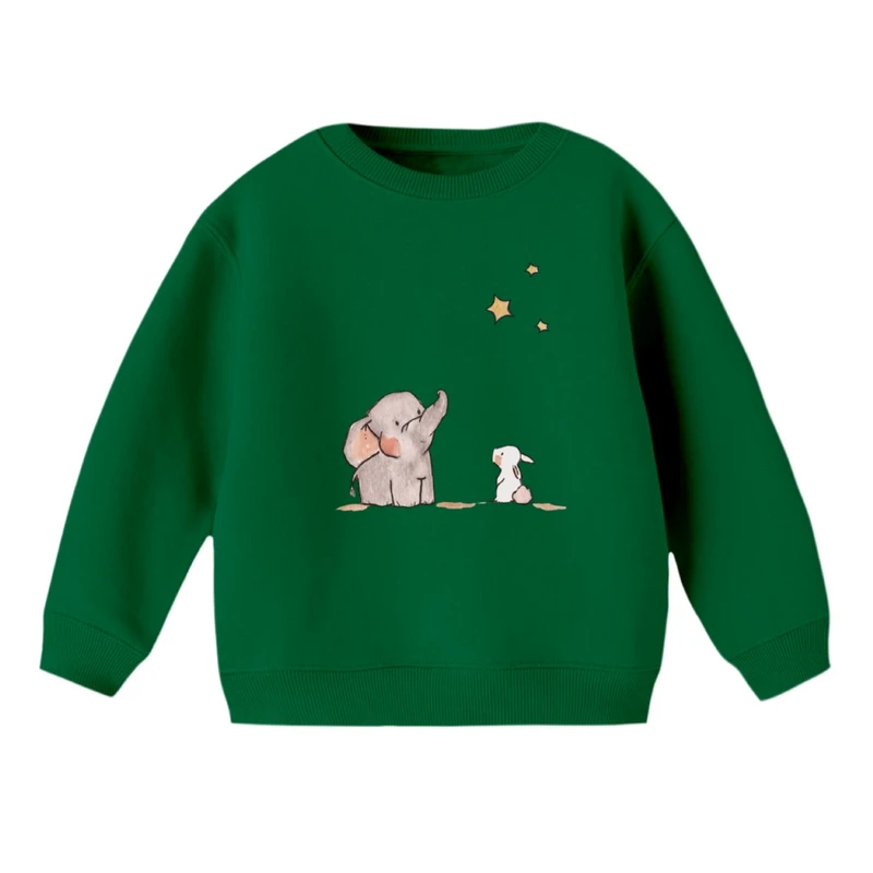 سویشرت بچگانه مدل فیل و خرگوش 