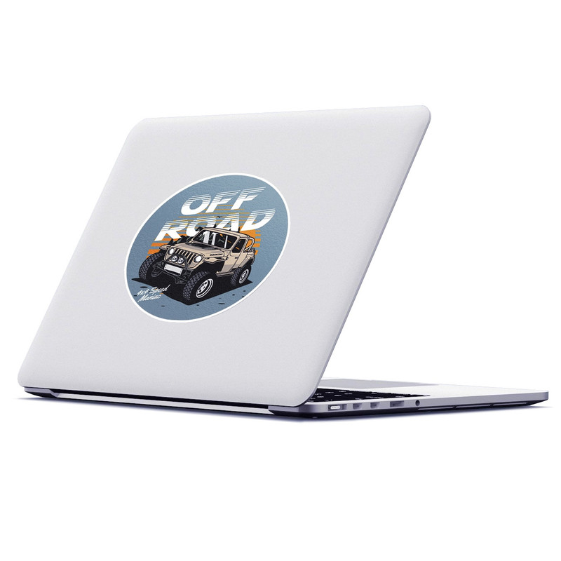 استیکر لپ تاپ ماسا دیزاین طرح OFF ROAD مدل STK927