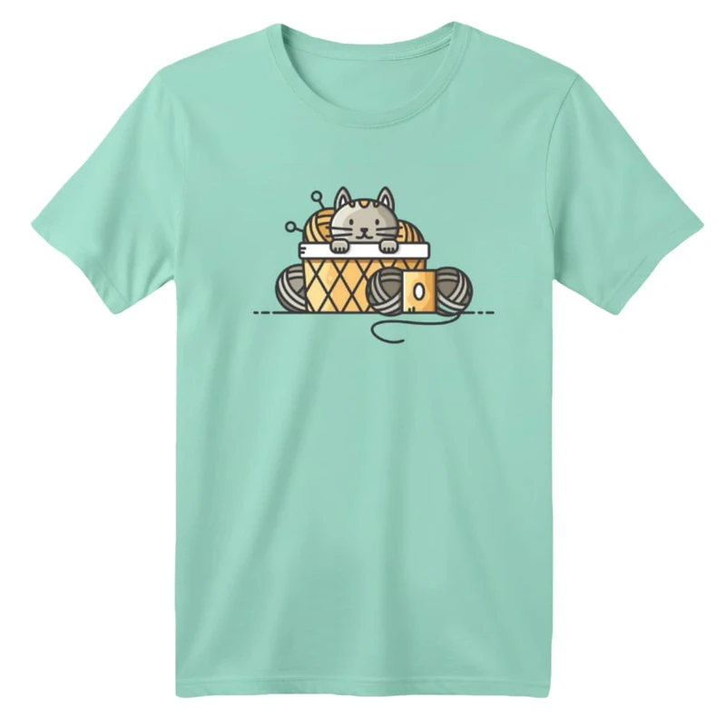 تی شرت آستین کوتاه بچگانه مدل گربه کد ۳