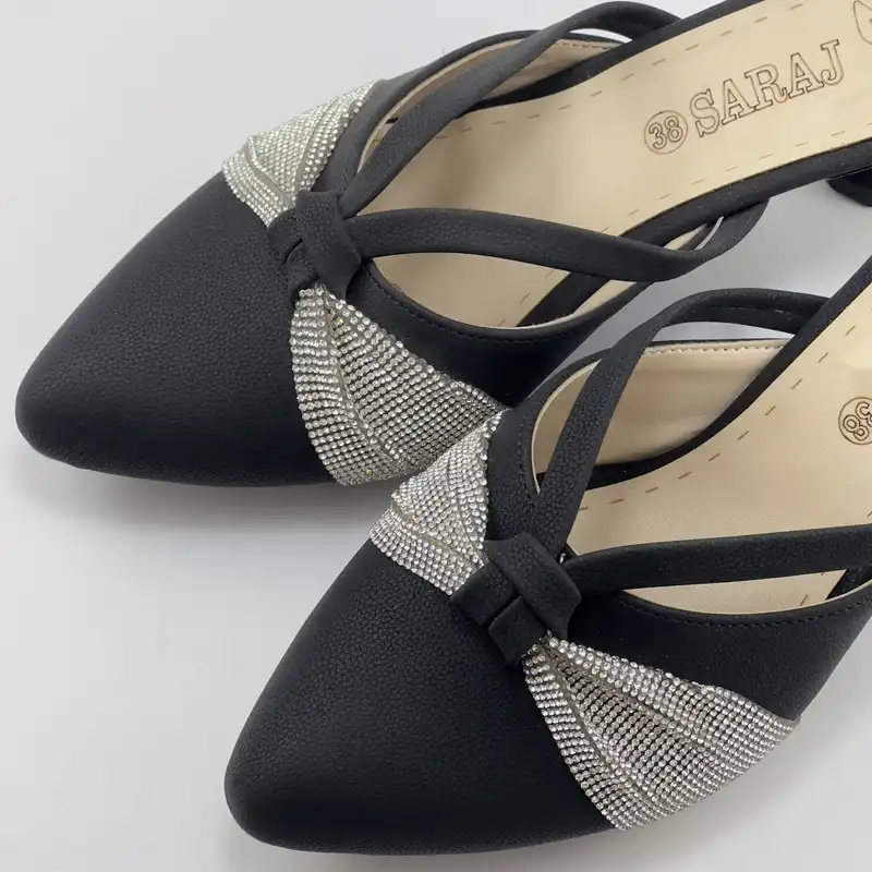 صندل زنانه مدل نگینی