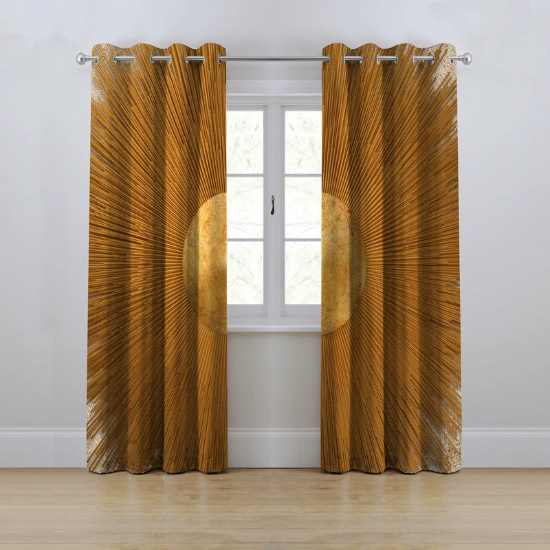 پرده مدل پانچی طرح شمسه سه بعدی سایز 280x145 سانتی متر