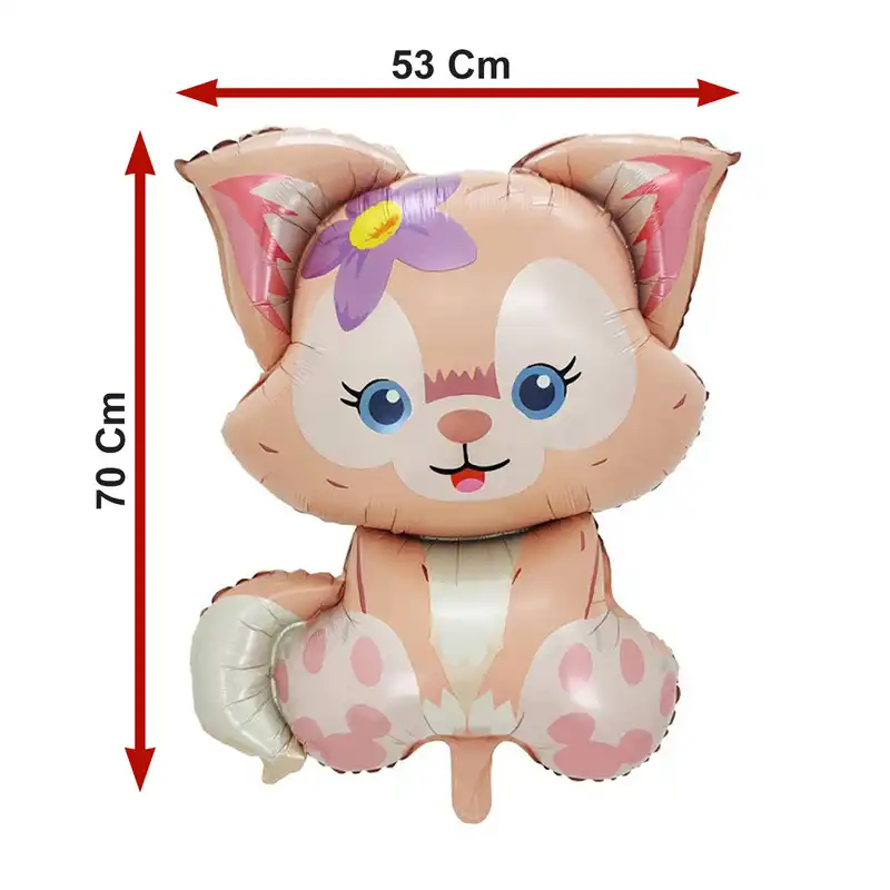 بادکنک فویلی لاکی بالونز مدل خرگوش طرح تولد کد 1208 مجموعه 2 عددی