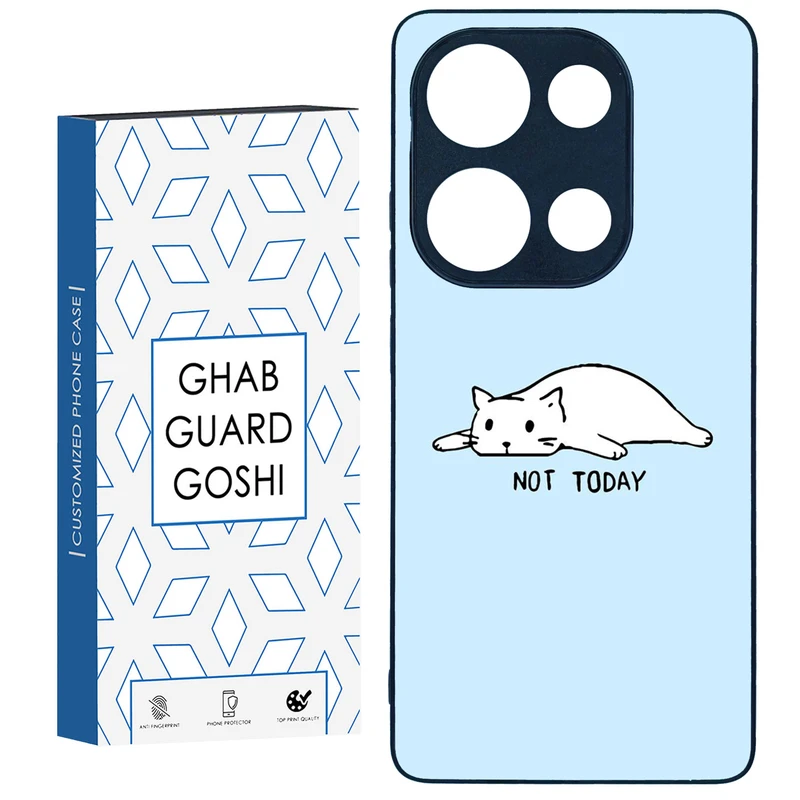 کاور قاب گارد گوشی طرح گربه کد TPU-002 مناسب برای گوشی موبایل شیائومی Redmi Note 13 Pro 4G / Poco M6 Pro 4G