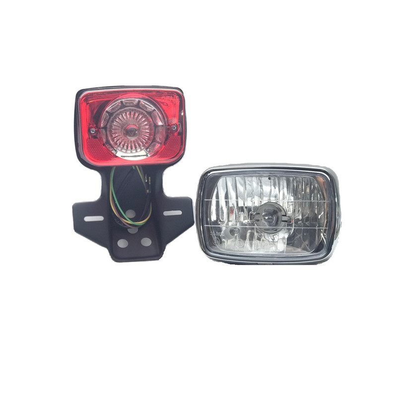 چراغ جلو و چراغ خطر موتور سیکلت مدل MKZ مجموعه 2 عددی