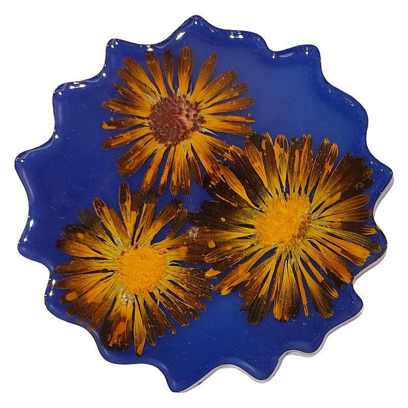 زیر لیوانی رزینی مدل بهار 02