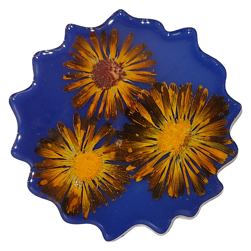 زیر لیوانی رزینی مدل بهار 02