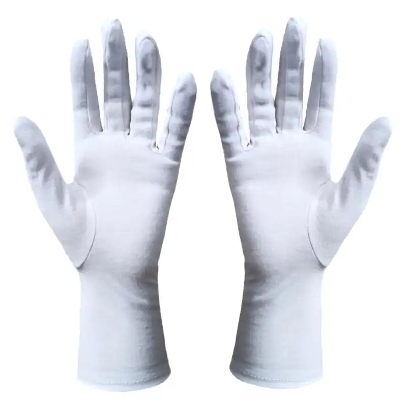 دستکش زنانه مدل پنبه رنگ سفید