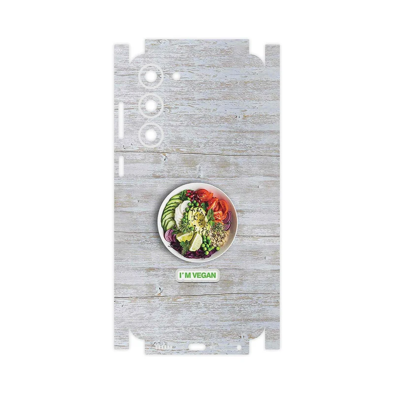 برچسب پوششی ماهوت مدل Im_vegan-FullSkin مناسب برای گوشی موبایل سامسونگ Galaxy S23 Plus