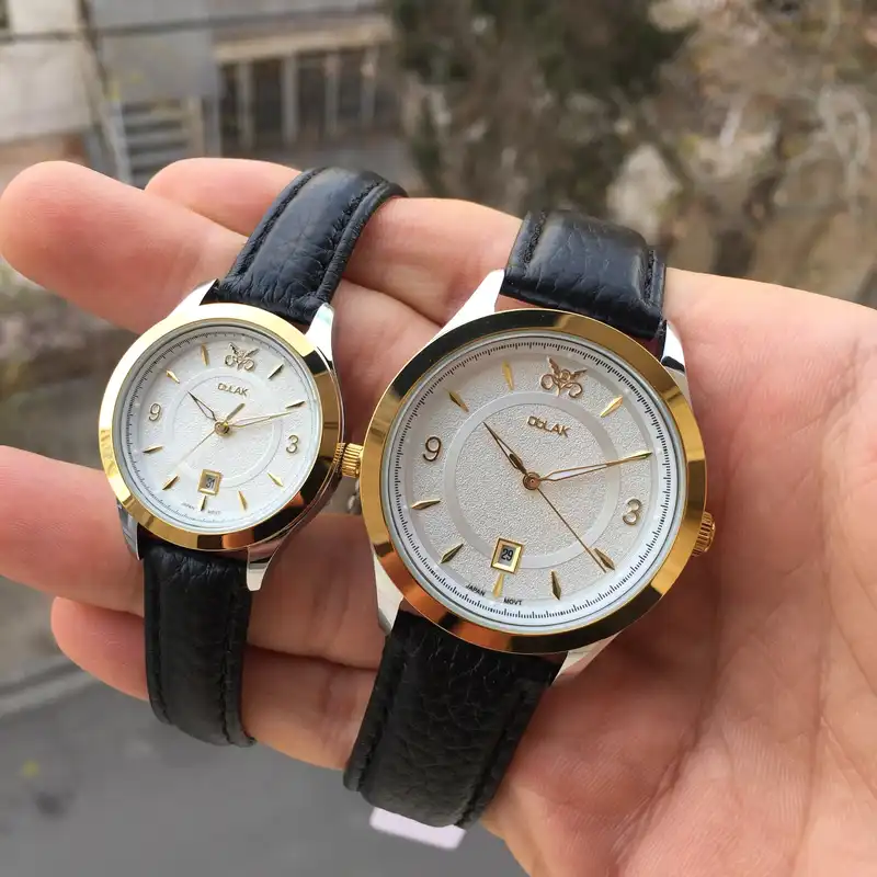 ست ساعت مچی عقربه ای زنانه و مردانه اوبلاک مدل 72699