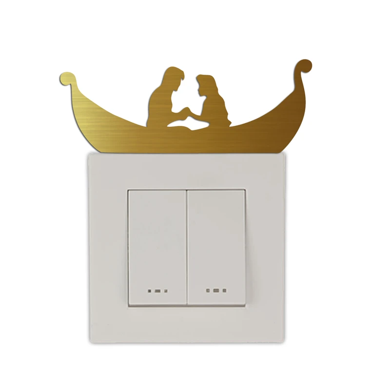 استیکر کلید و پریز مدل قایق کد skp57