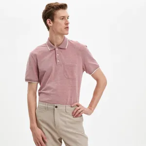 پولوشرت آستین کوتاه مردانه دفکتو مدل M7714AZ.20SP.PR400