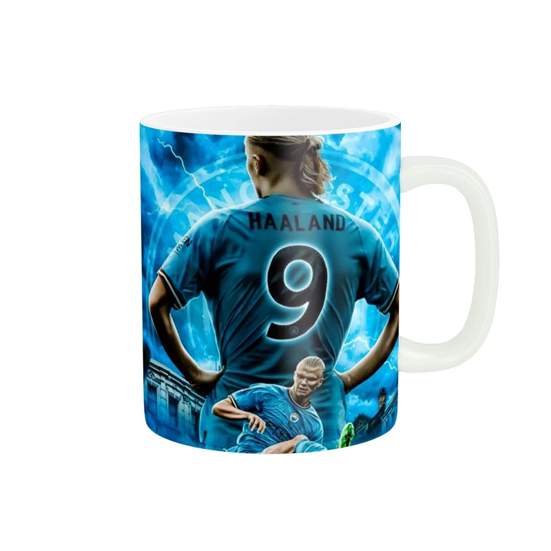 ماگ پاد آفرین طرح هالند مدل فوتبال منچسترسیتی کد 1306