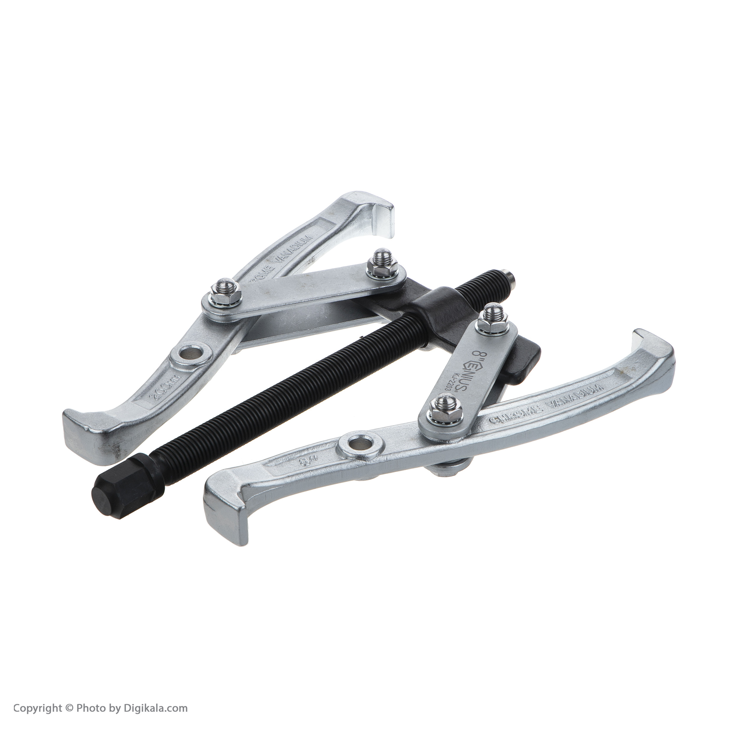 پولی کش جنیوس تولز مدل دو شاخ کد KJ-2203 سایز 8 اینچ