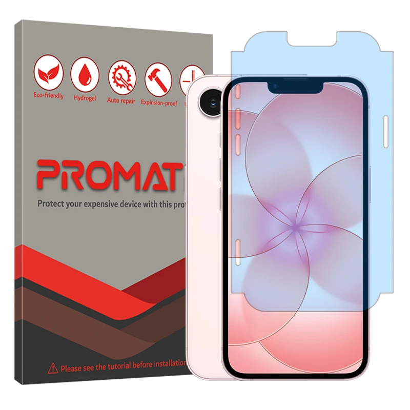 محافظ صفحه محافظ چشم پرومیت مدل هیدروژلی مناسب برای گوشی موبایل اپل iPhone 17e