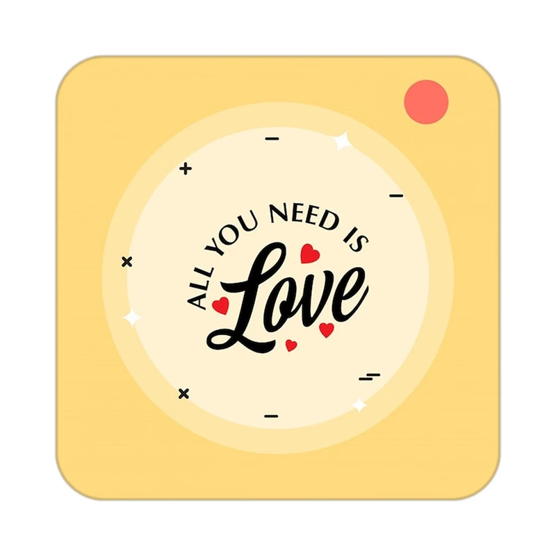 زیر لیوانی کاکتی طرح عاشقانه مدل mp36412