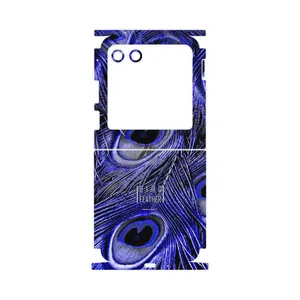 MAHOOT Purple Feather-FullSkin Cover Sticker for Motorola Razr 40 Ultra