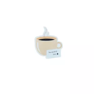 استیکر لپتاپ طرح قهوه کد 0128
