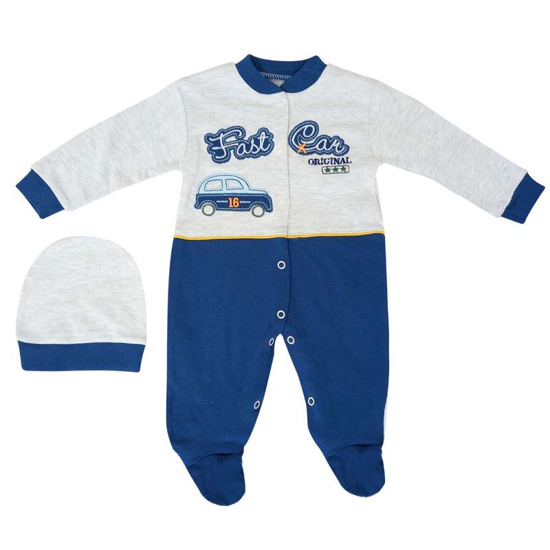 ست سرهمی و کلاه نوزادی مدل Esa bebe 2022