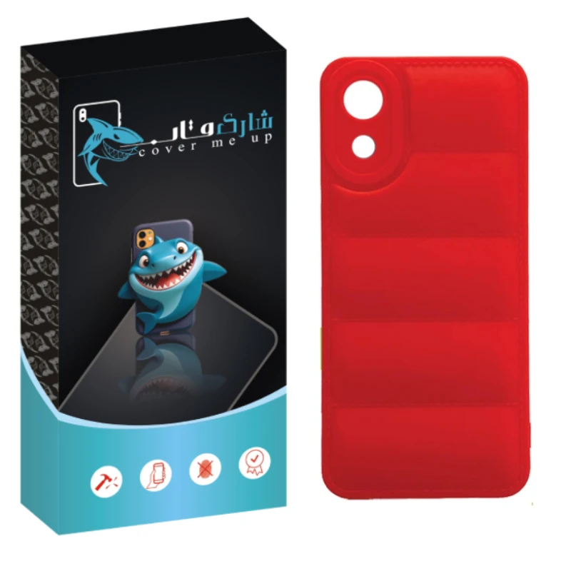 کاور شارک قاب مدل پافری مناسب برای گوشی موبایل سامسونگ Galaxy A03 Core