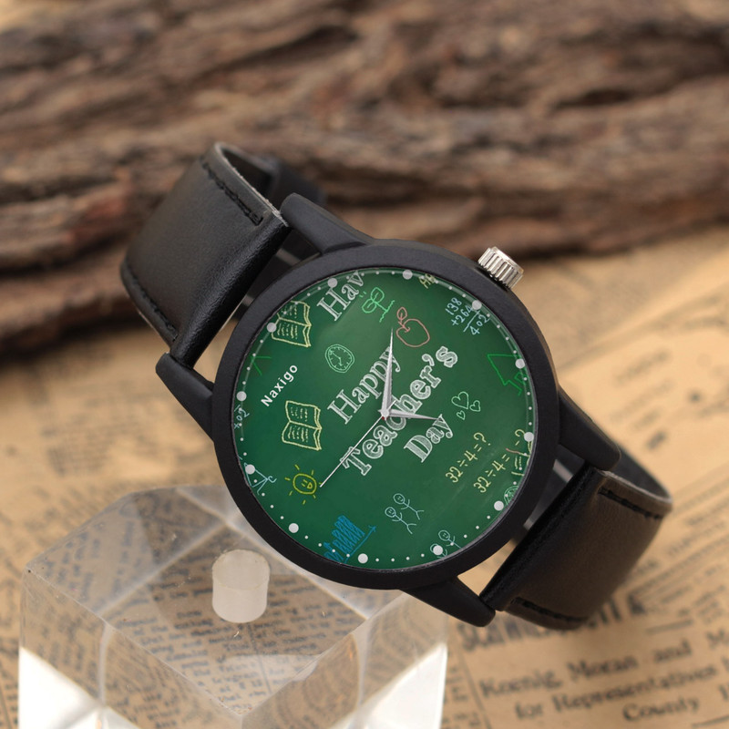 ساعت مچی عقربه ای ناکسیگو مدل Happy Teacher Day کد LF12348 ساعت مچی عقربه ای ناکسیگو مدل Happy Teacher Day کد LF12348