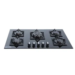 اجاق گاز صفحه‌ای پنج شعله پارس مطمئن البرز مدل ترموکوپل دار G527