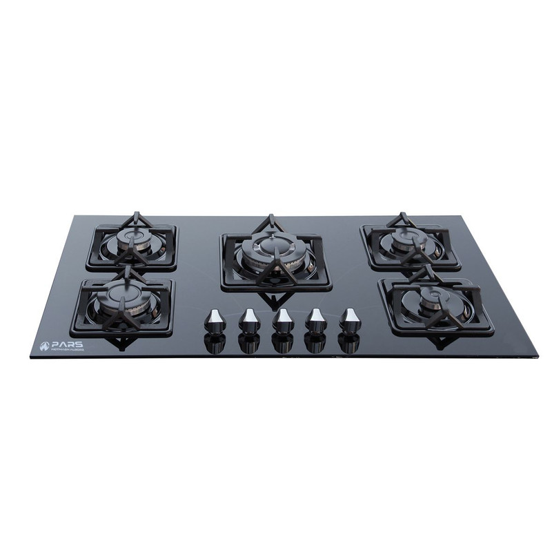 اجاق گاز صفحه‌ای پنج شعله پارس مطمئن البرز مدل ترموکوپل دار G527