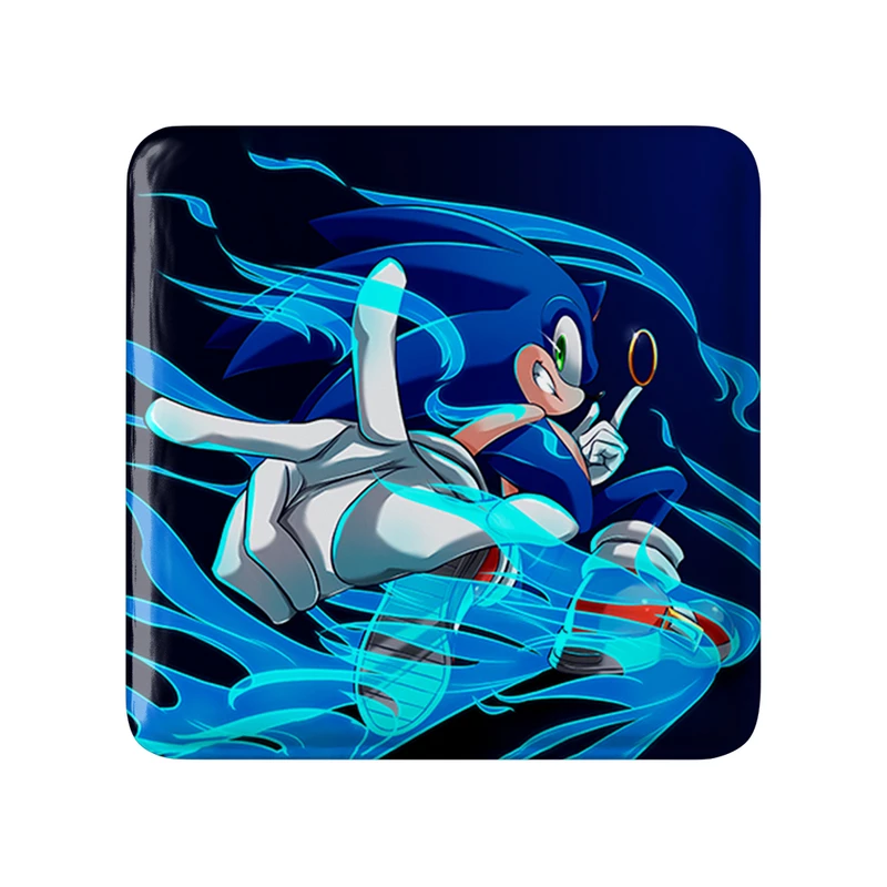 پیکسل خندالو طرح سونیک (Sonic) مدل مربعی کد 37019