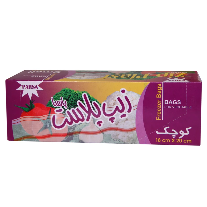 کیسه زیپ دار پارسا مدل M1 بسته 25 عددی
