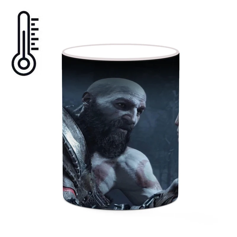 ماگ حرارتی کاکتی طرح گاد آف وار God Of War مدل mgh40600