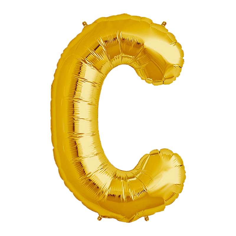 بادکنک فویلی مسترتم طرح حرف c