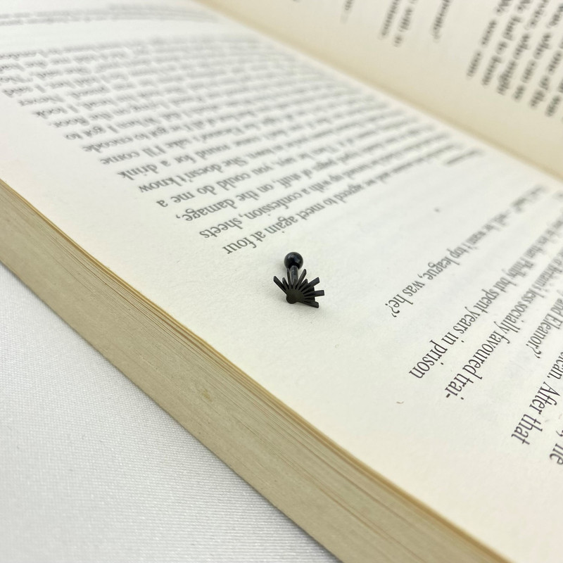 پیرسینگ گوش زنانه مدل خورشید کد P4259 پیرسینگ گوش زنانه مدل خورشید کد P4259