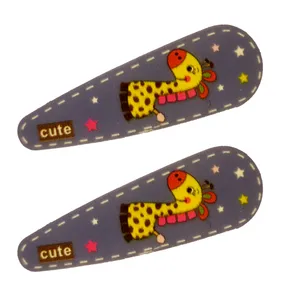 گیره مو دخترانه مدل زرافه کیوت بسته 2 عددی